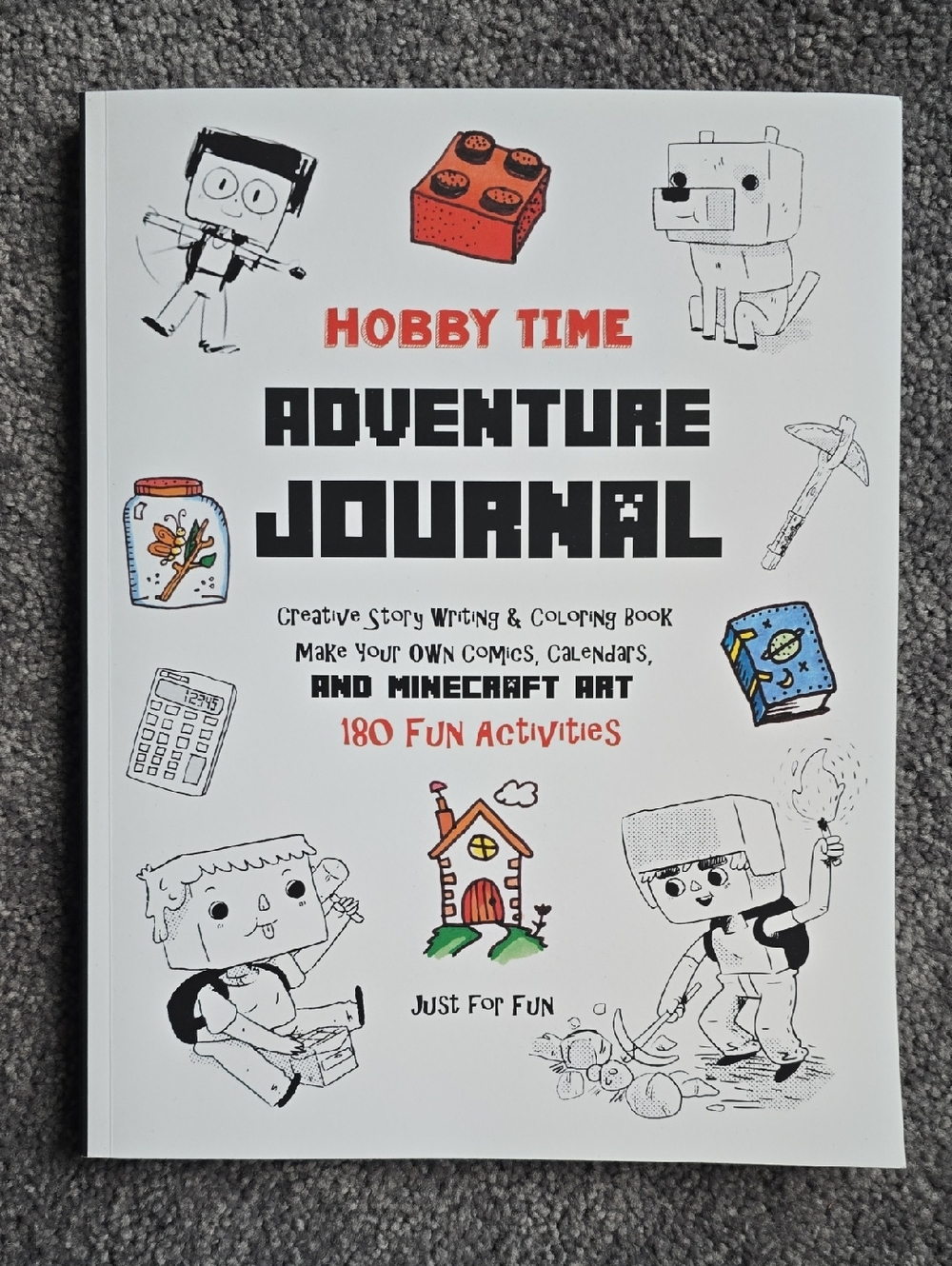 Minecraft Adventure Journal - Homeschool Art Writing Comics Creative Kids
